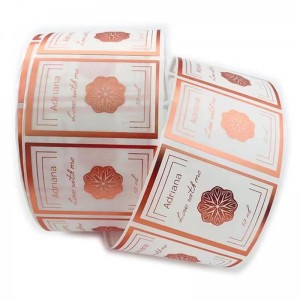 Produktetikettenaufkleber, Multi -Process -benutzerdefinierte Etikettenaufkleber